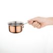 Picture of Vogue Copper Tri Wall Mini Saucepan 9cm - GG756