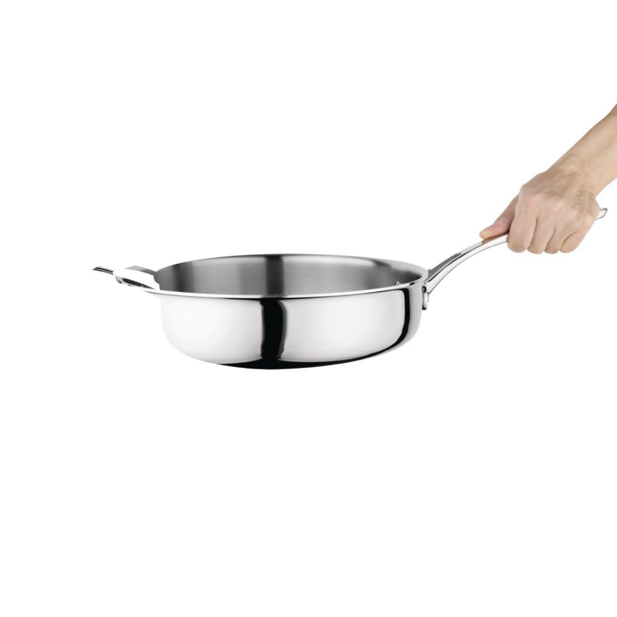 Picture of Vogue Stainless Steel & Aluminium Tri-Wall SautÃ© Pan 280mm