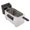 Picture of Caterlite Light Duty Single Tank Single Basket Countertop Electric Fryer 2kW - GG198