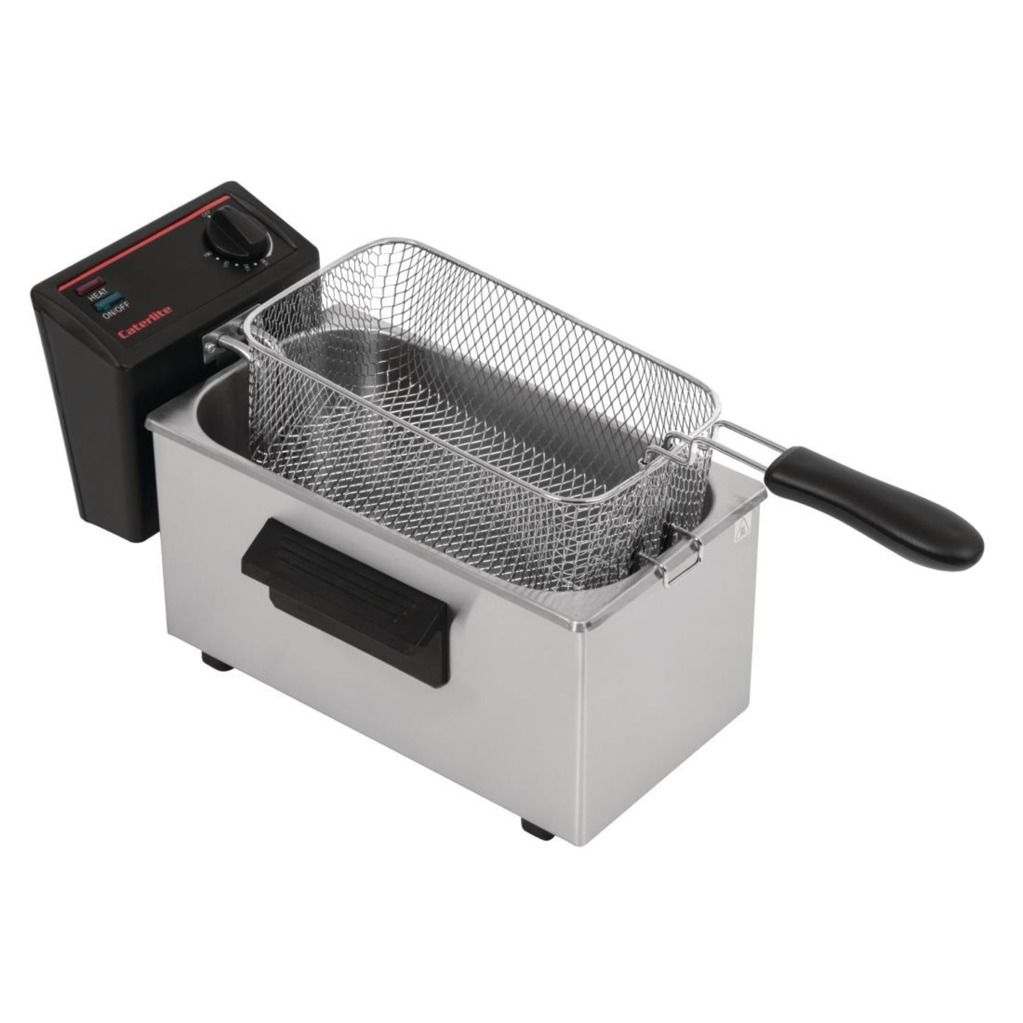 Picture of Caterlite Light Duty Single Tank Single Basket Countertop Electric Fryer 2kW