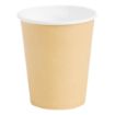 Picture of Fiesta Recyclable Coffee Cups Single Wall Kraft 225ml / 8oz (Pack of 1000) - GF030