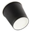 Picture of Fiesta Recyclable Espresso Cups Single Wall Black (1000 Pack)