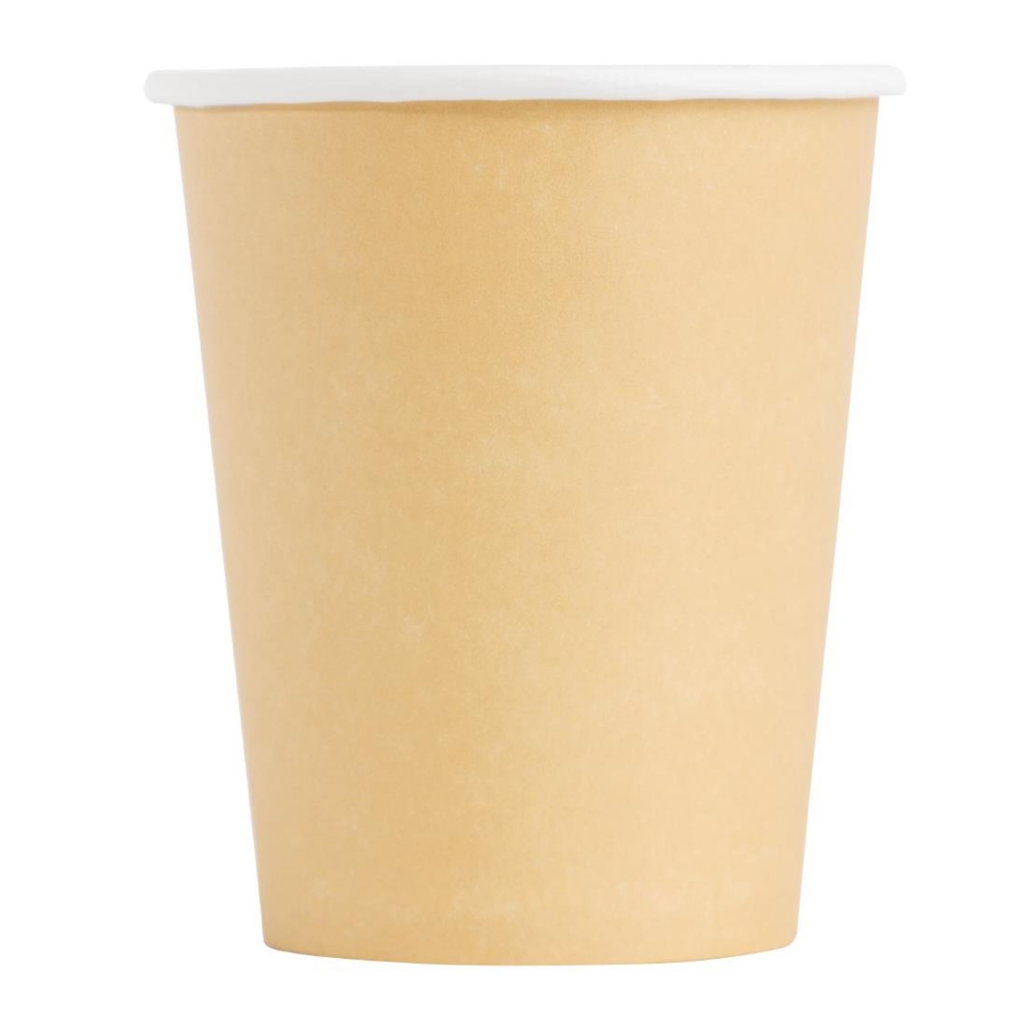 Picture of Fiesta Recyclable Coffee Cups Single Wall Kraft 225ml / 8oz (Pack of 1000)
