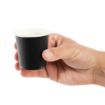 Picture of Fiesta Recyclable Espresso Cups Single Wall Black (1000 Pack)