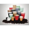 Picture of Fiesta Recyclable Coffee Cups Ripple Wall Kraft 455ml / 16oz (Pack of 500) - GF024