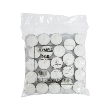 Picture of Olympia 4 Hour Tealights (Pack of 100)