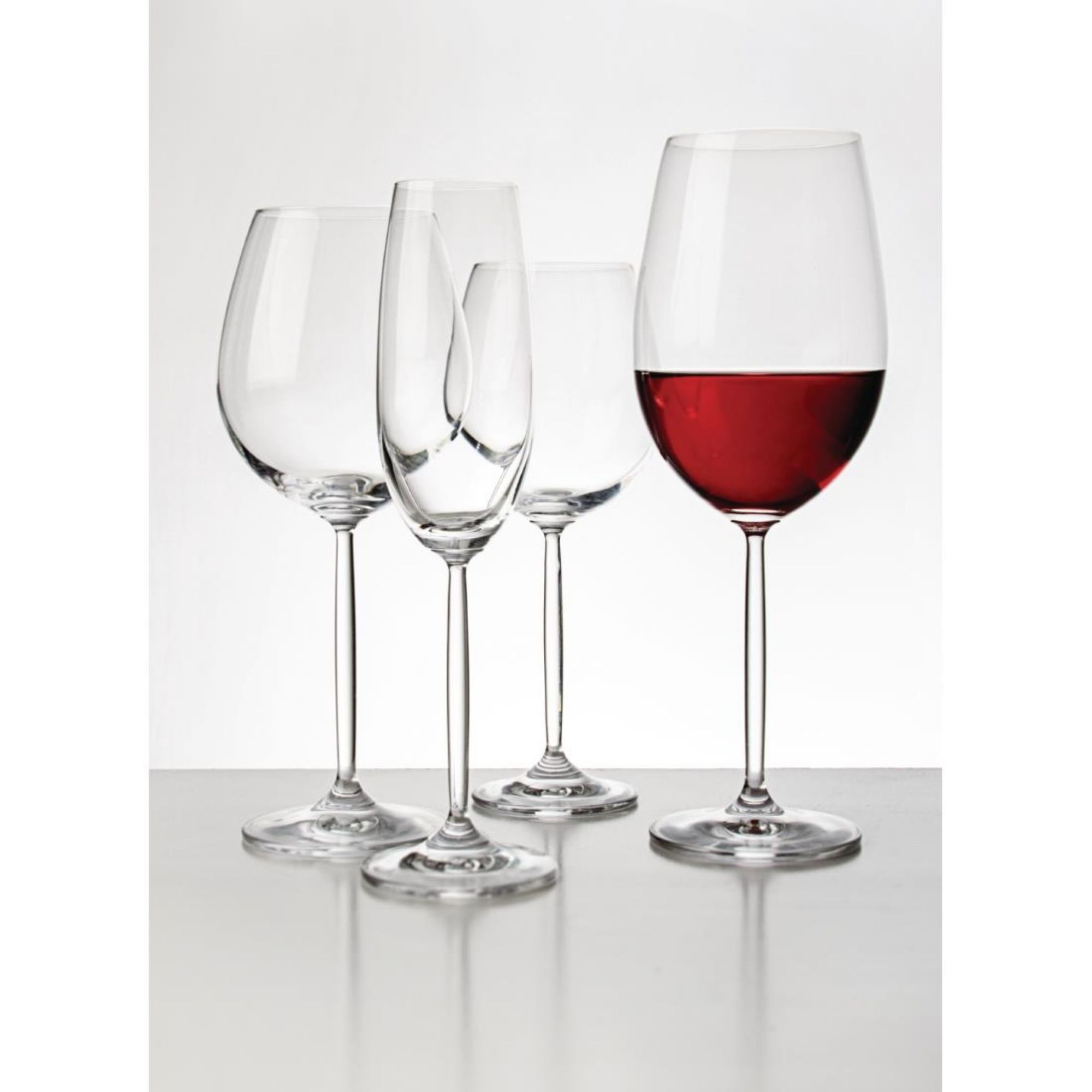 Picture of Olympia Chime Crystal Wine Glasses 620ml (Pack of 6)