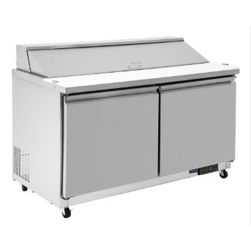 Picture of Polar U-Series Double Door Prep Counter Fridge 527Ltr