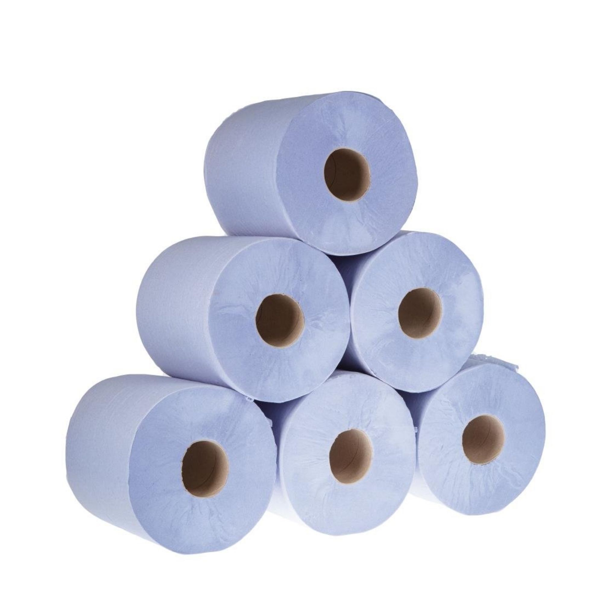 Picture of Jantex Blue Centrefeed Rolls 1ply 285m (Pack of 6)