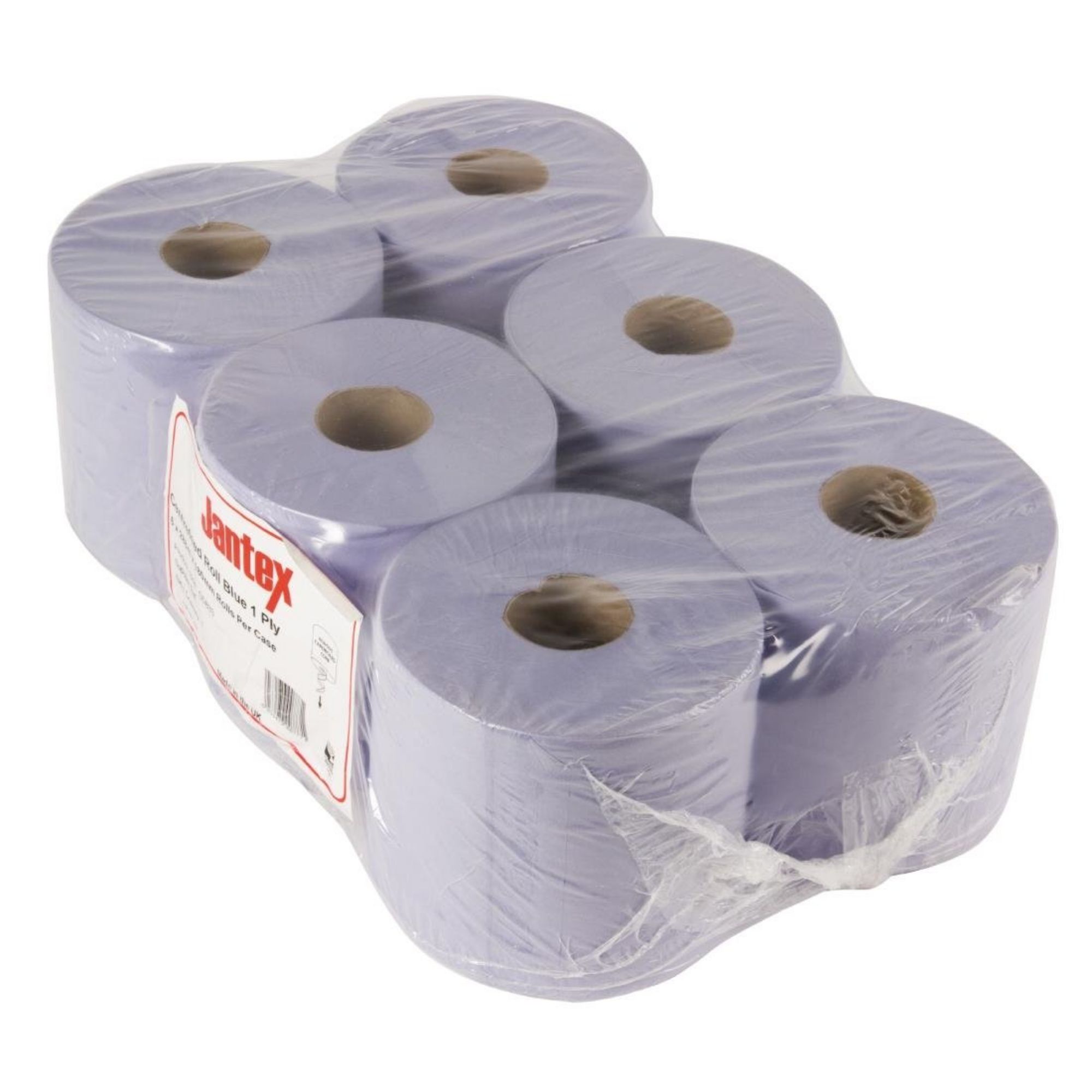 Picture of Jantex Blue Centrefeed Rolls 1ply 285m (Pack of 6)