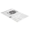 Picture of Greaseproof Paper Sheets Newspaper Print 270 x 420mm (Pack of 500) - GF036