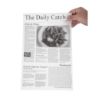 Picture of Greaseproof Paper Sheets Newspaper Print 270 x 420mm (Pack of 500) - GF036