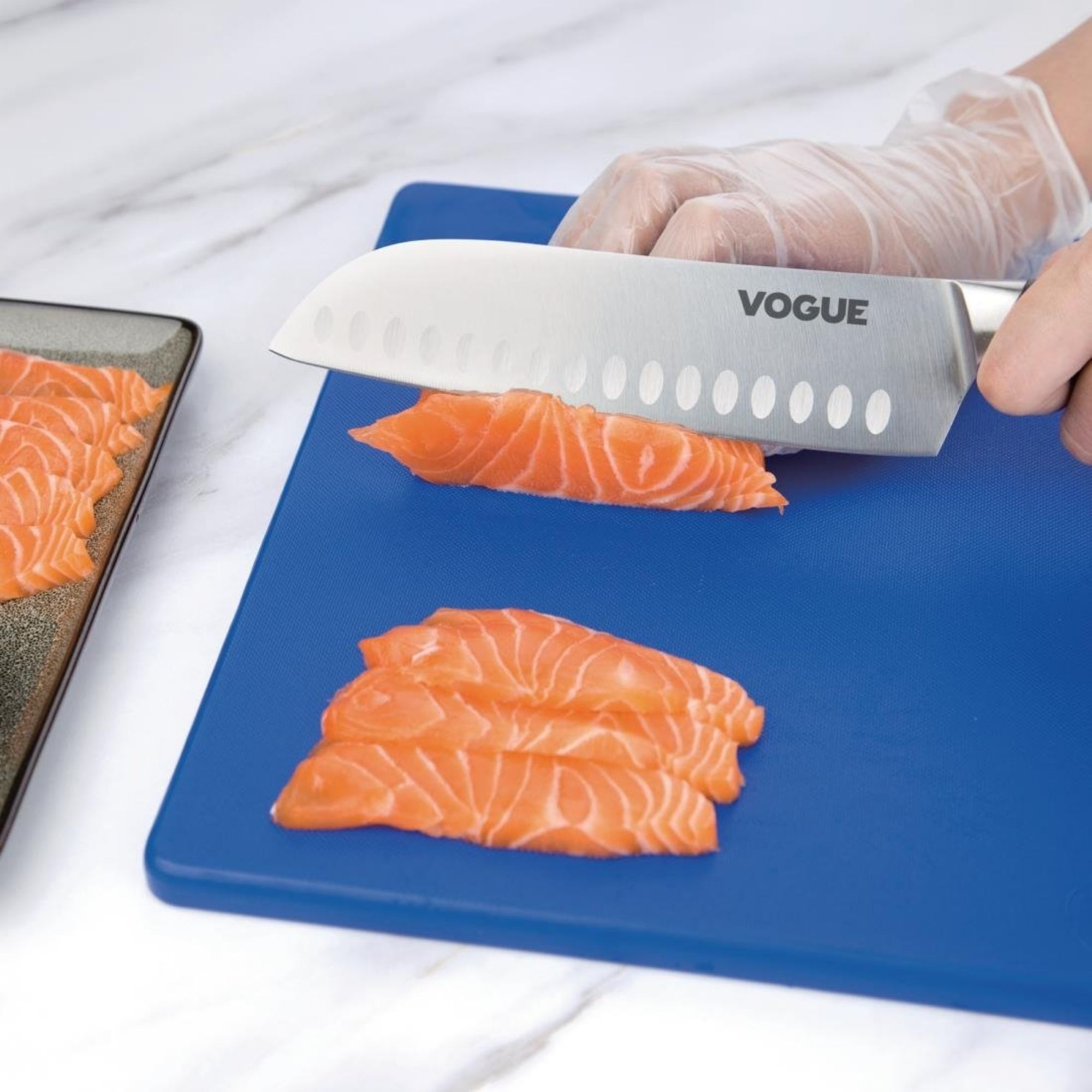 Picture of Vogue Soft Grip Santoku Knife 18cm