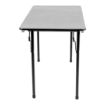 Picture of Bolero ABS Rectangular Folding Table Grey 4ft (Single) - GC594