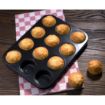 Picture of Vogue Carbon Steel Non-Stick Muffin Tray 12 Cup - GD011