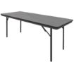 Picture of Bolero ABS Rectangular Folding Table Grey 6ft (Single) - GC596