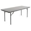 Picture of Bolero ABS Rectangular Folding Table Grey 6ft (Single) - GC596