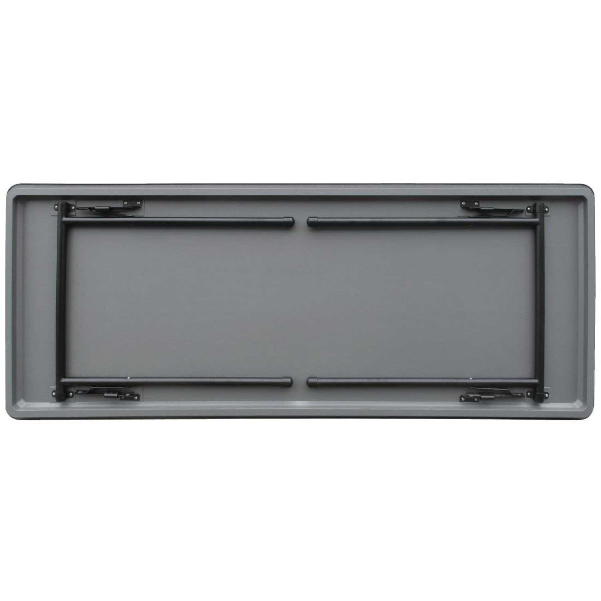 Picture of Bolero ABS Rectangular Folding Table Grey 6ft (Single)