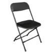 Picture of Bolero PP Folding Chairs Black (Pack of 10) - GD386