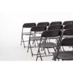 Picture of Bolero PP Folding Chairs Black (Pack of 10) - GD386
