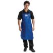 Picture of Burnguard Nylon QuicKlean Bib Apron Blue - GD331