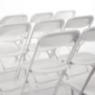 Picture of Bolero PP Folding Chairs White (Pack of 10) - GD387