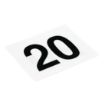 Picture of Olympia Plastic Table Numbers Inserts 1-25 - GC086