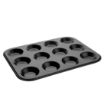 Picture of Vogue Carbon Steel Non-Stick Mini Muffin Tray 12 Cup - GD013