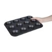 Picture of Vogue Carbon Steel Non-Stick Mini Muffin Tray 12 Cup - GD013