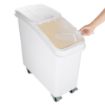 Picture of Vogue Polypropylene Ingredient Bin with Scoop 81Ltr - GD026