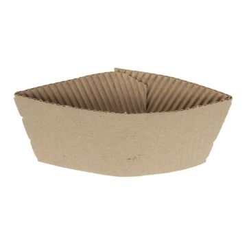 Picture of Fiesta Compostable Corrugated Cup Sleeves for 12/16oz Cups (Pack of 1000)