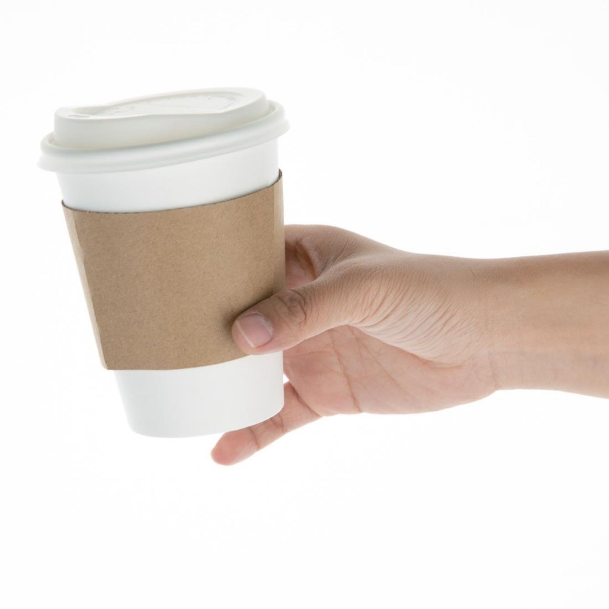 Picture of Fiesta Compostable Corrugated Cup Sleeves for 12/16oz Cups (Pack of 1000)