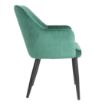 Picture of Bolero Lia Velvet Effect Chairs Dark Green (Set of 2) - FX070
