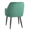 Picture of Bolero Lia Velvet Effect Chairs Dark Green (Set of 2) - FX070