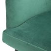 Picture of Bolero Lia Velvet Effect Chairs Dark Green (Set of 2) - FX070