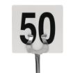 Picture of Olympia Plastic Table Number Inserts 1-50 - GB629