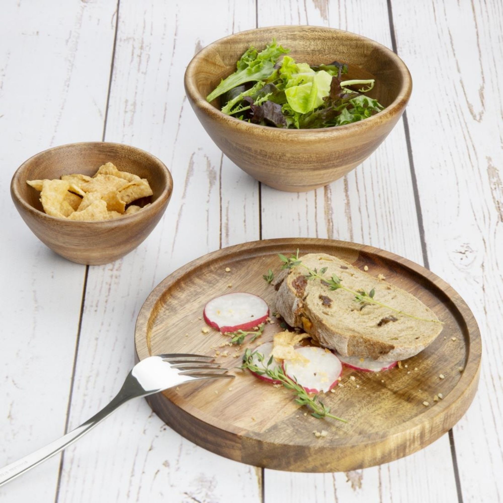 Picture of Olympia Acacia Round Plate 200mm