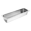 Picture of Vogue Stainless Steel Gastronorm 2/4 Tray 100mm - FU263