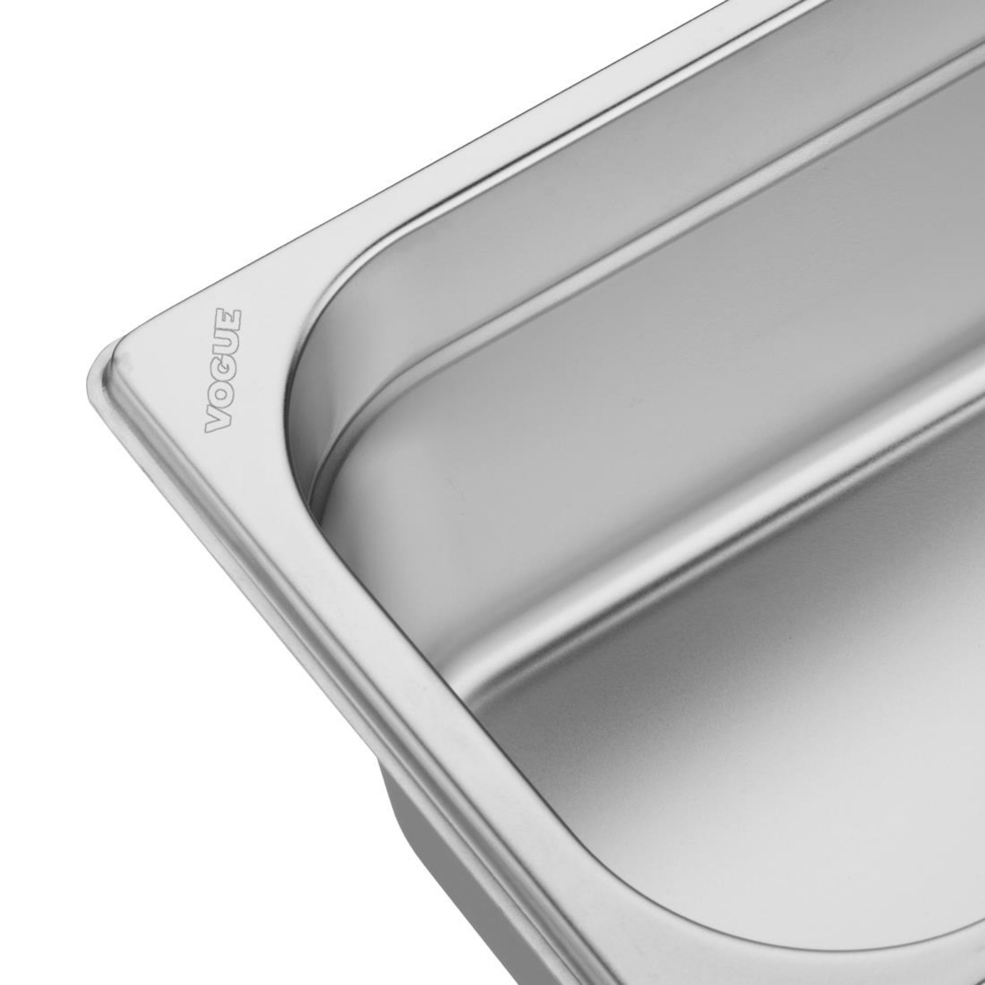 Picture of Vogue Stainless Steel Gastronorm 2/4 Tray 100mm