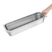 Picture of Vogue Stainless Steel Gastronorm 2/4 Tray 100mm - FU263