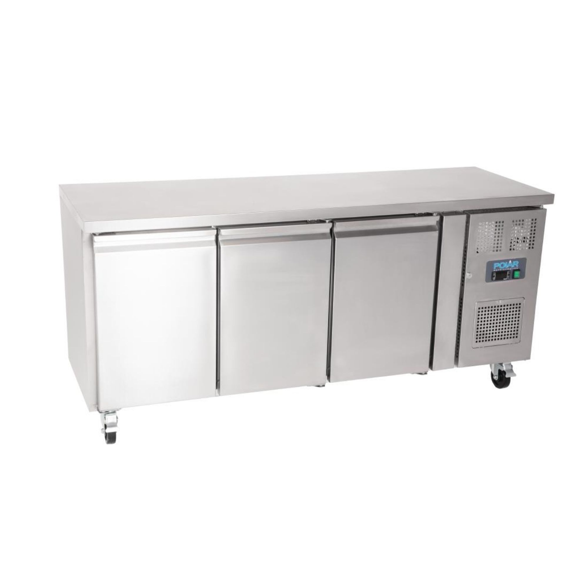 Picture of Polar U-Series Slimline Triple Door Counter Fridge 339Ltr