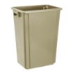 Picture of Jantex Slim Bin Beige 60Ltr - FX149