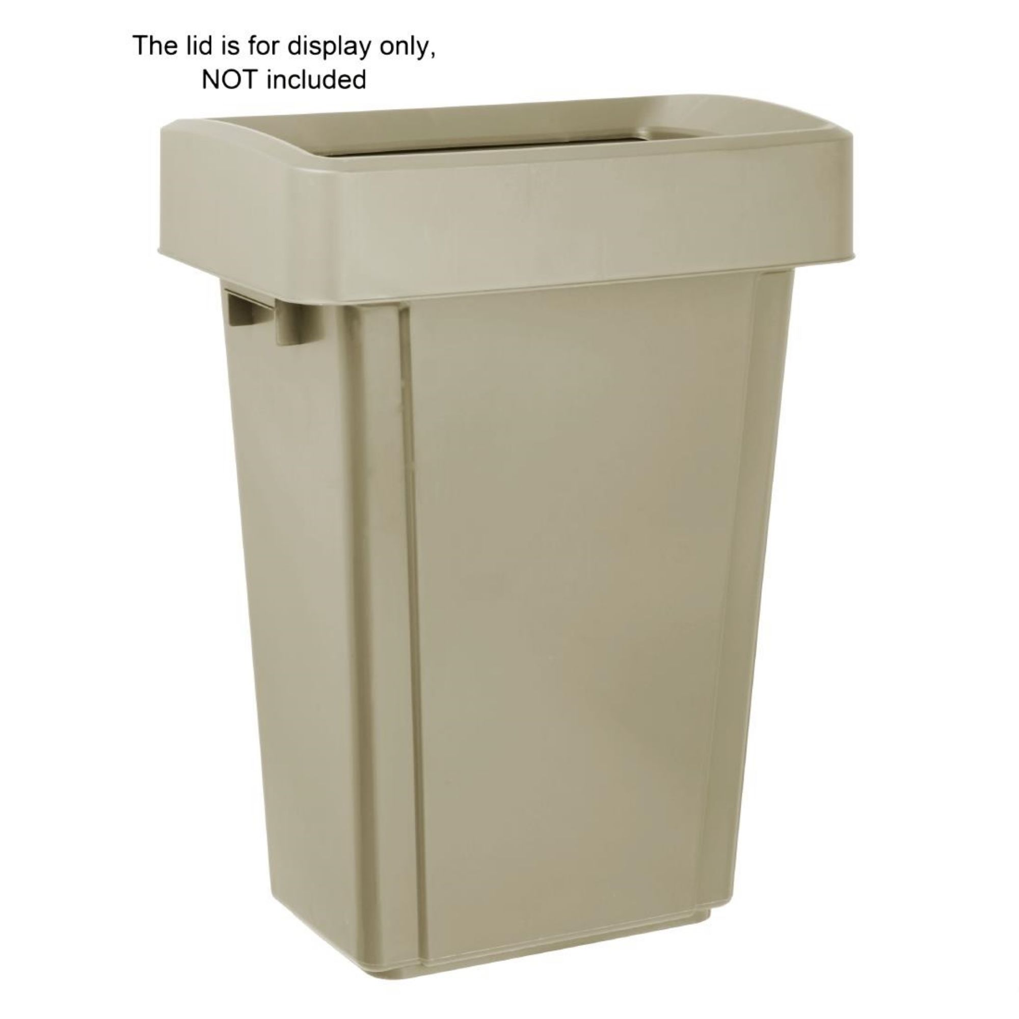 Picture of Jantex Slim Bin Beige 60Ltr