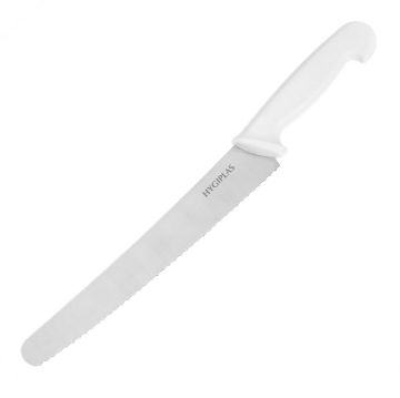 Picture of Hygiplas Serrated Pastry Knife White 25.4cm