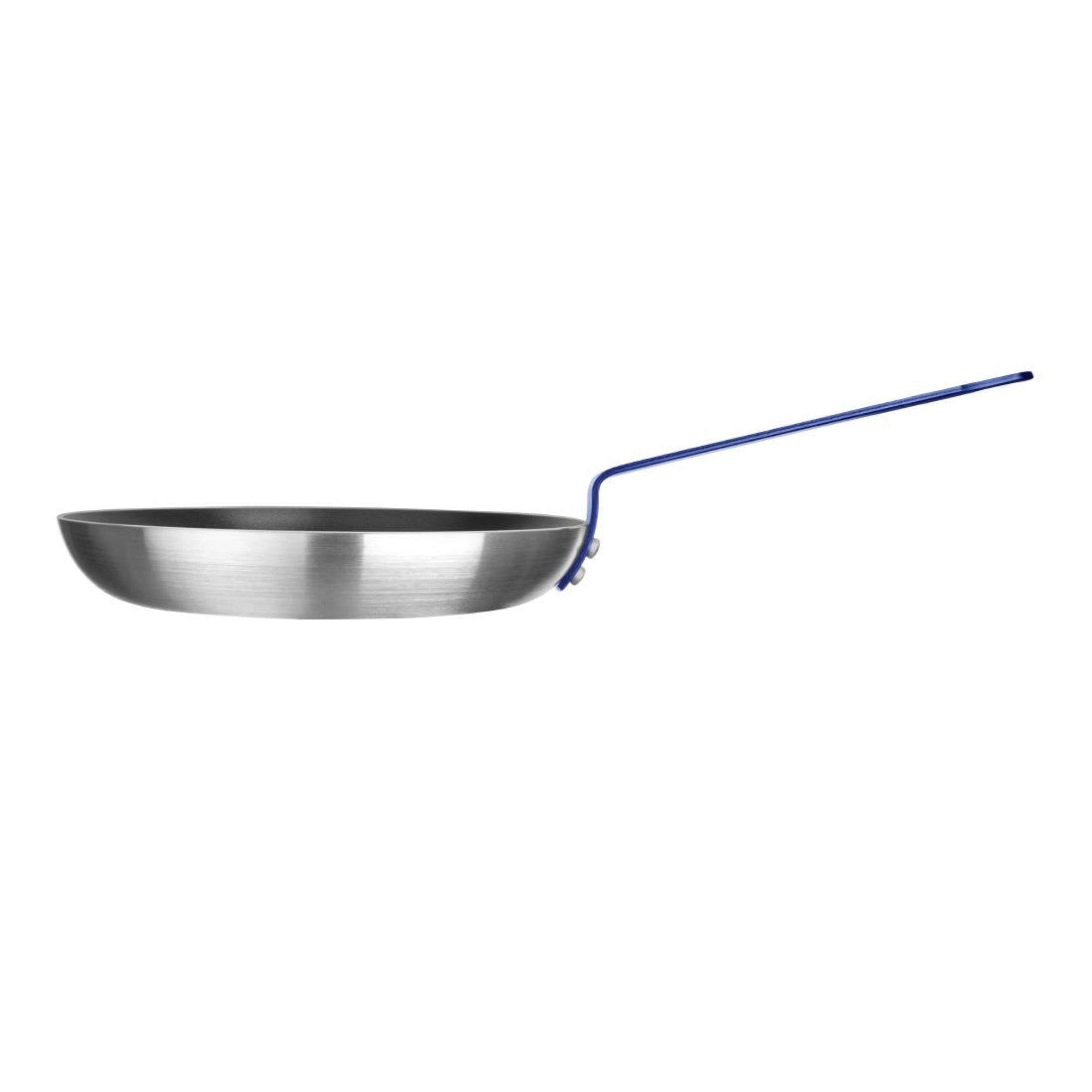 Picture of Hygiplas Aluminium Non-Stick Teflon Platinum Plus Frying Pan with Blue Handle 28cm