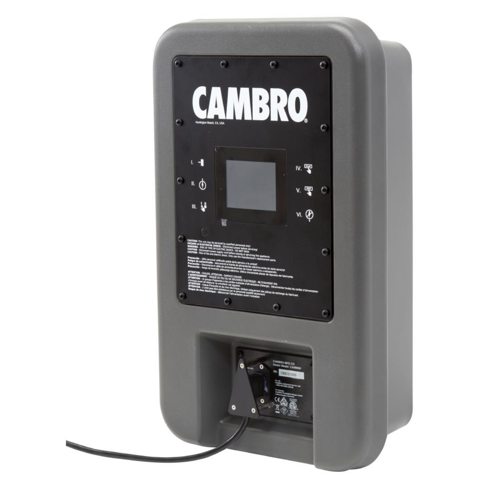 Picture of Cambro Ultra Pro Cart Heating Module Charcoal Grey - FU695