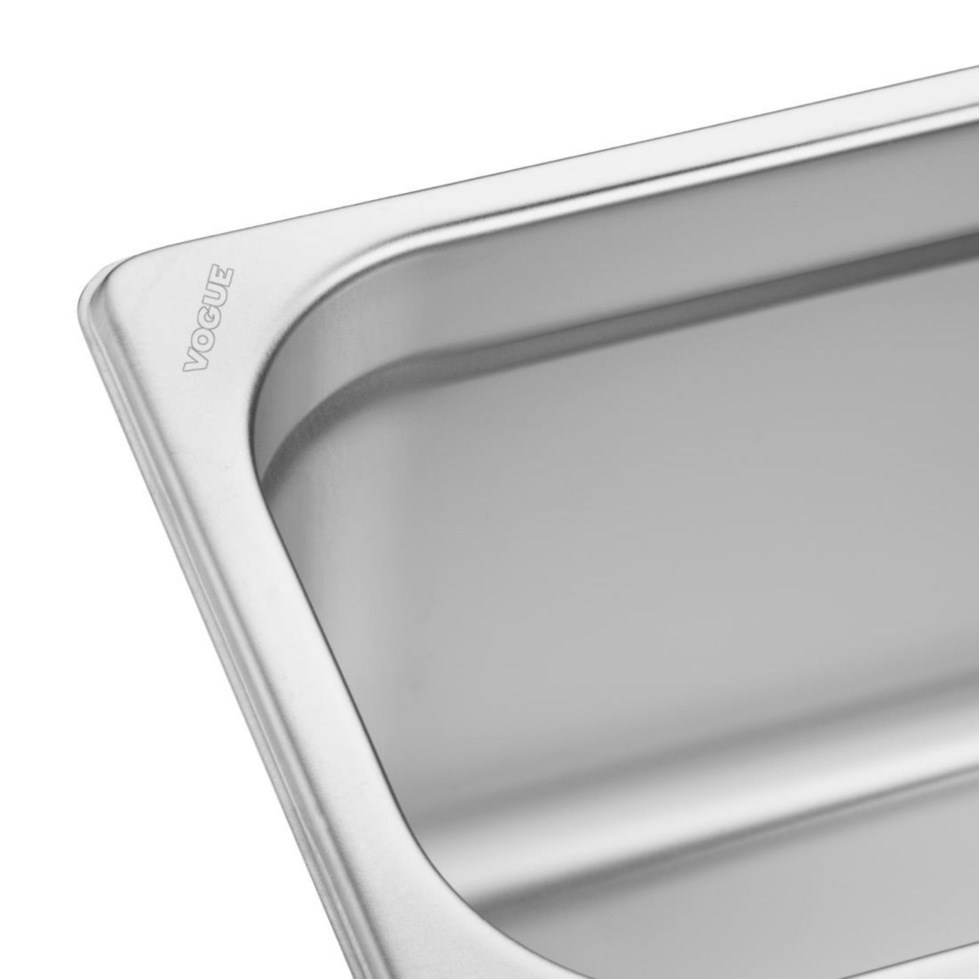 Picture of Vogue Stainless Steel Gastronorm 2/4 Tray 150mm
