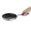 Picture of Hygiplas Aluminium Non-Stick Teflon Platinum Plus Frying Pan with Blue Handle 19cm - FX134