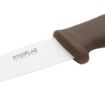 Picture of Hygiplas Vegetable Knife Serrated Brown 10.5cm - FX125