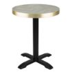Picture of Bolero Pre-Drilled Round Table Top Chevron Design 600mm - FU511